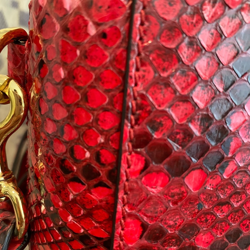 *RARE*Authentic Gucci Padlock Python Mini Backpack - Picture 8 of 15